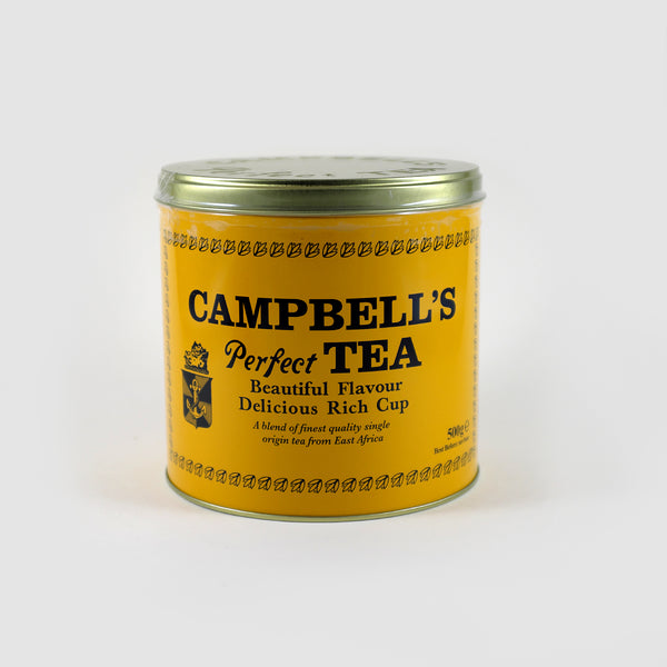 Campbell's Perfect Tea - damaged tins