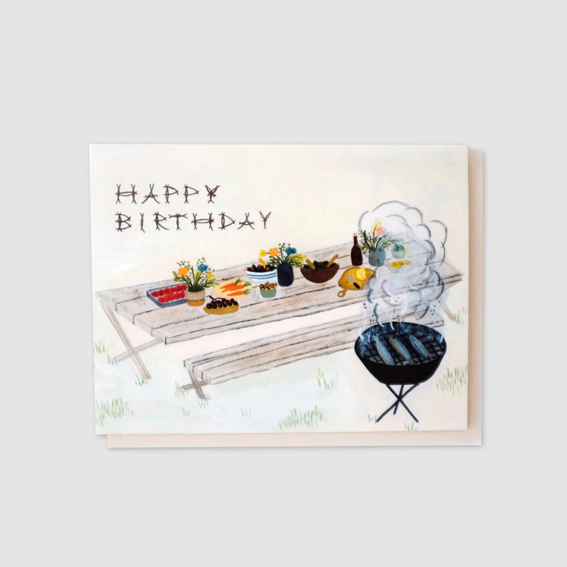 Greetings Card - Birthday Picnic