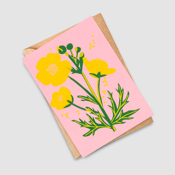 Greetings Card - Buttercup