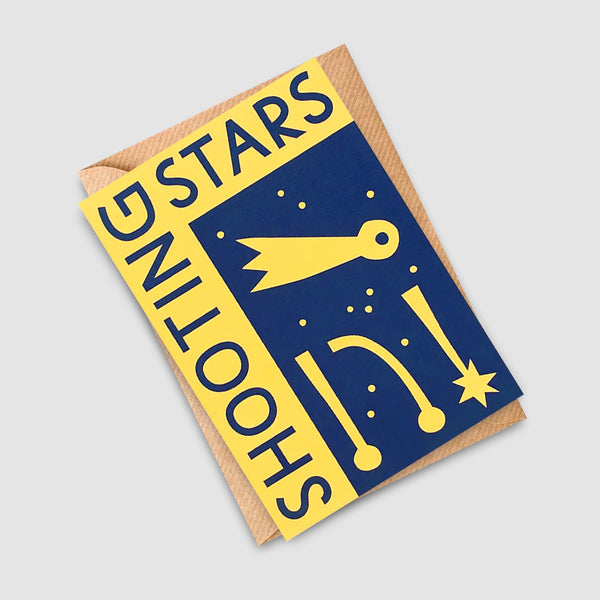 Greetings Card - Shooting Stars